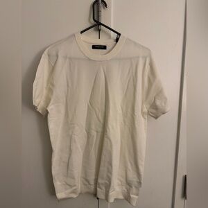 Kenneth Cole Men's Off-White Short Sleeve Tee